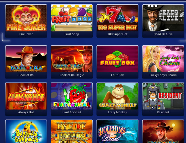 лобби в Платинум казино