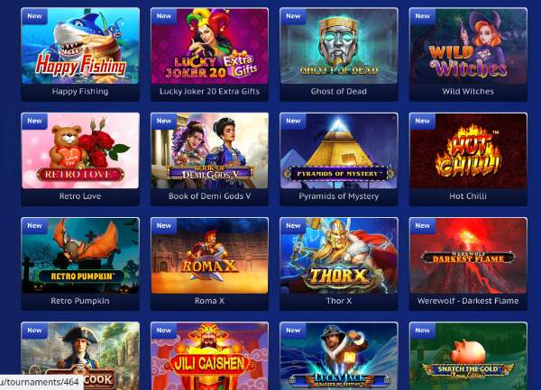 Новинки в Платинум казино